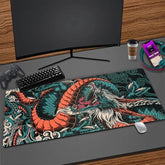 Tapis Souris Dragon Serpent japonais XXL - PANDAGLOBE